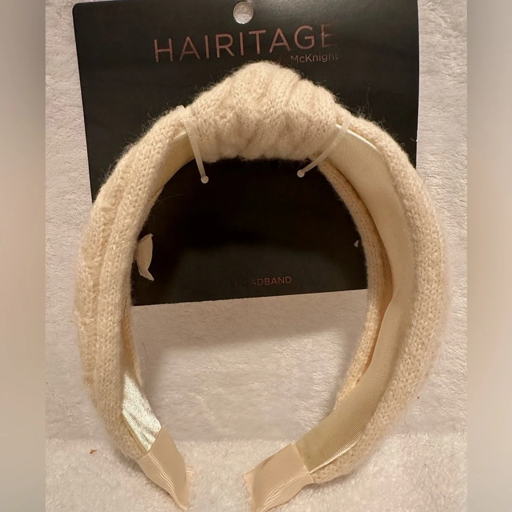 NWT-Hairitage Sweater‎ Headband – Ivory